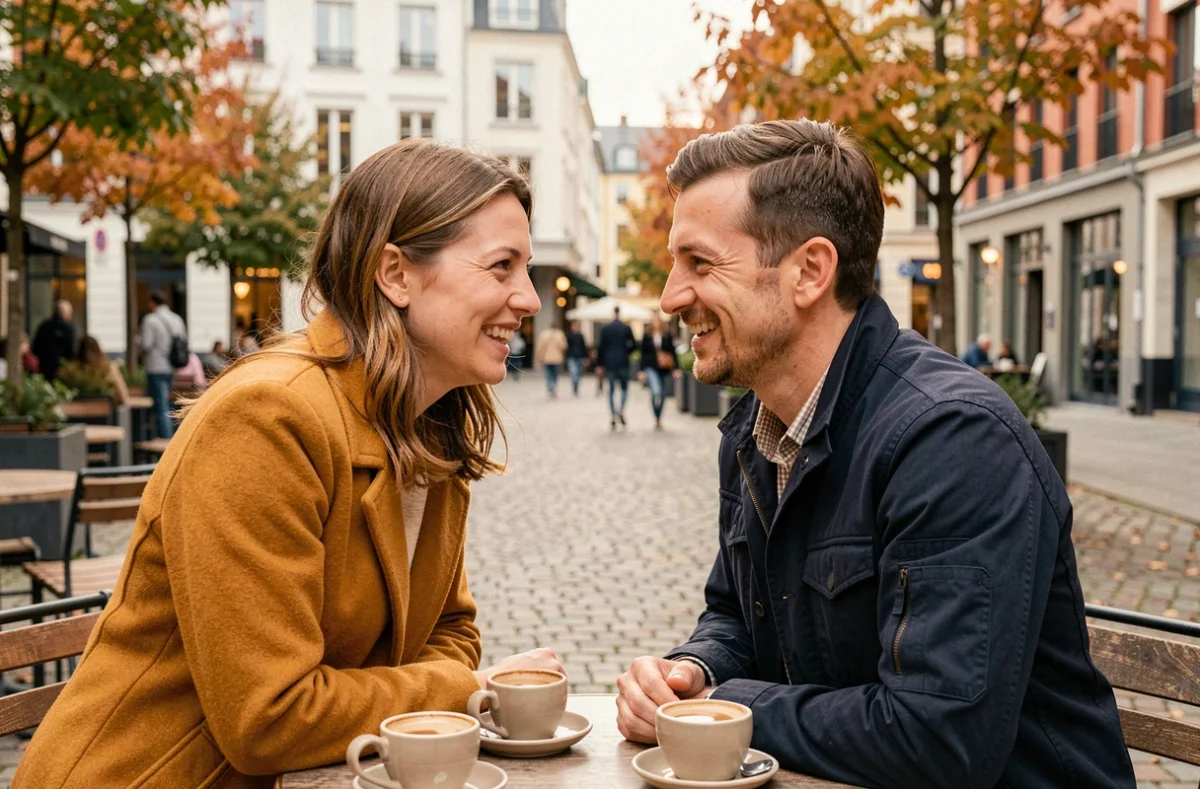 Premier rendez-vous discret entre deux personnes rencontrées sur un site de rencontre gratuit en France